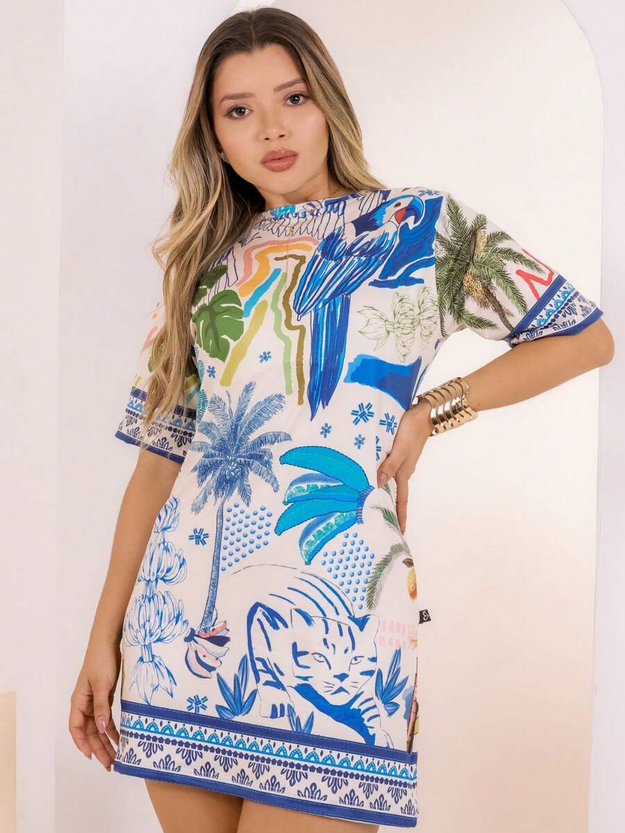 Vestido Camisetão Feminino