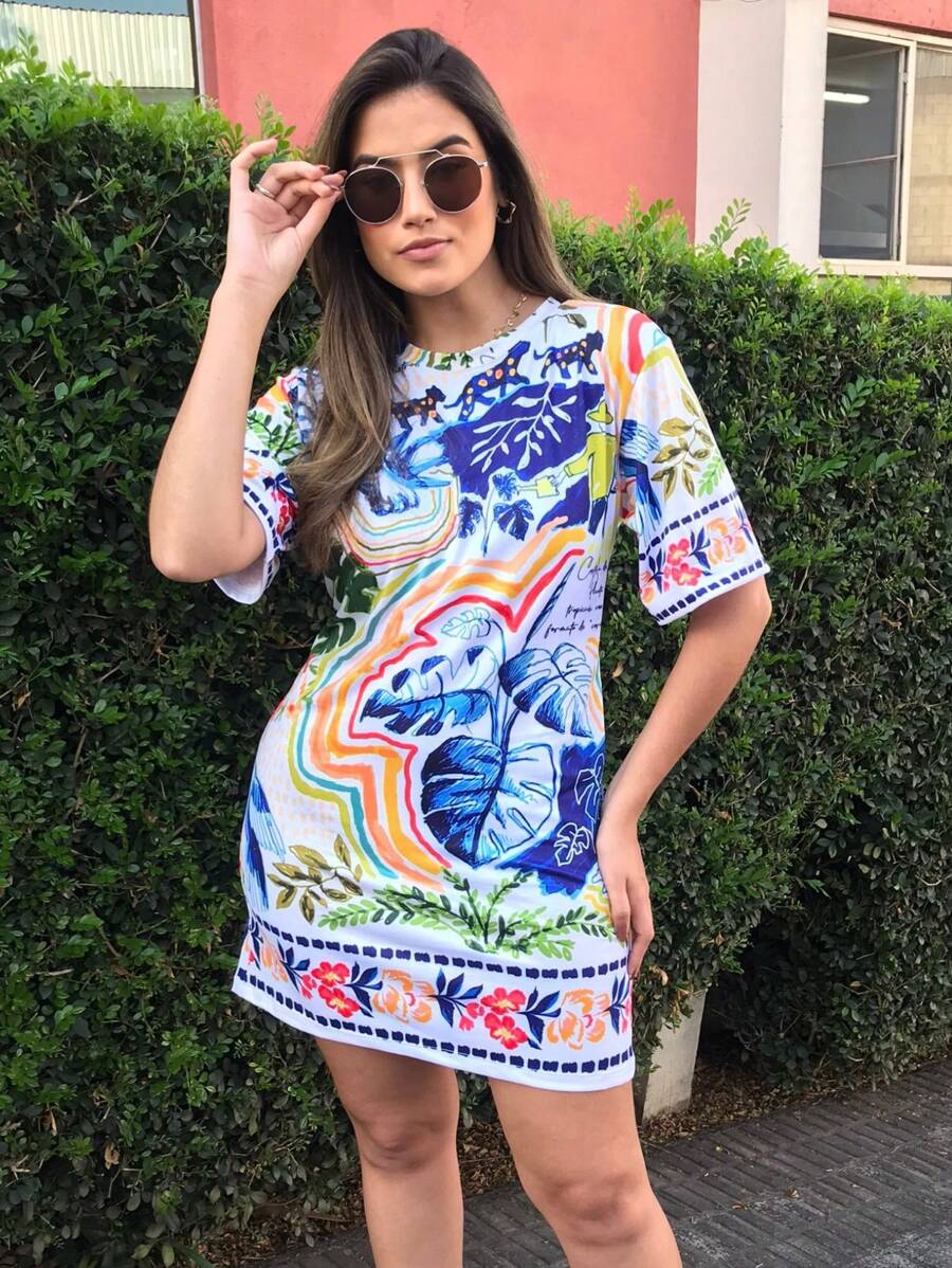 Vestido Camisetão Feminino