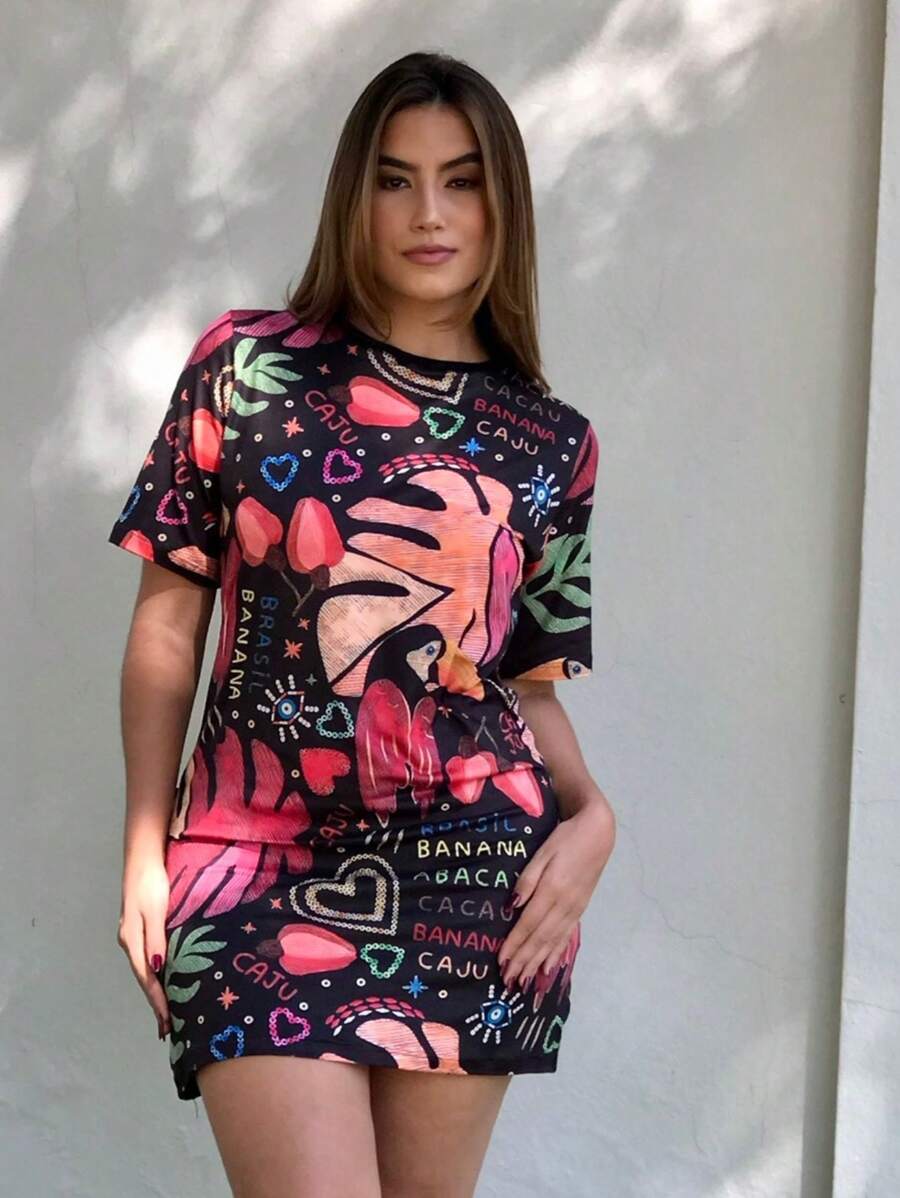 Vestido Camisetão Feminino