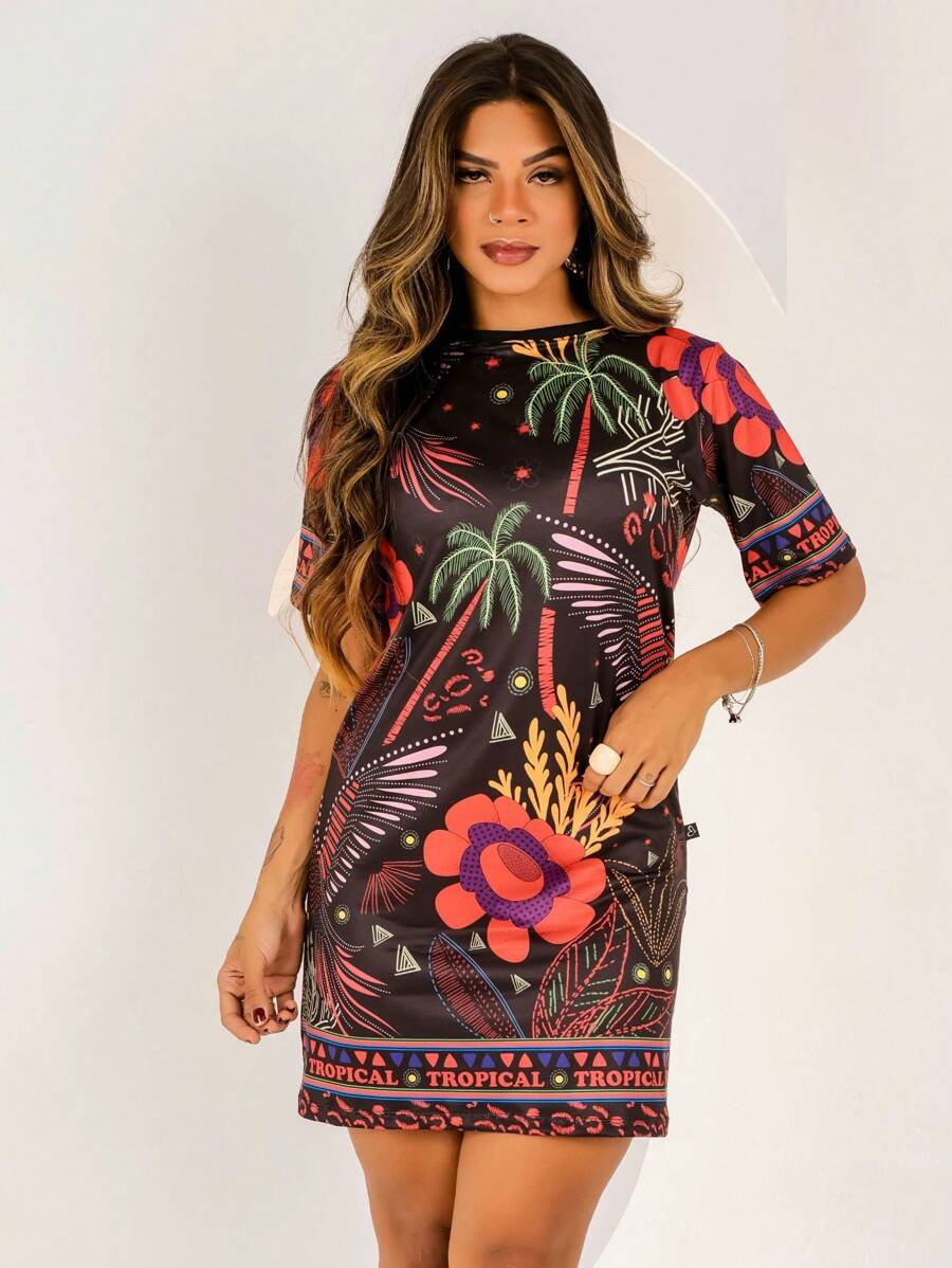 Vestido Camisetão Feminino