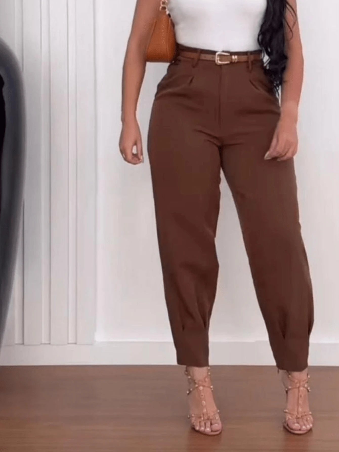 Calça Alfaiataria Cenoura Feminina