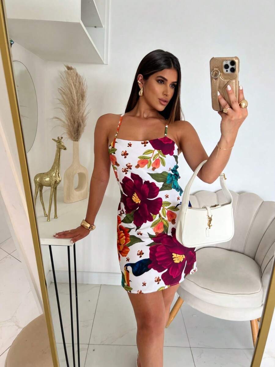 Vestido Crepinho Feminino Novas Estampas