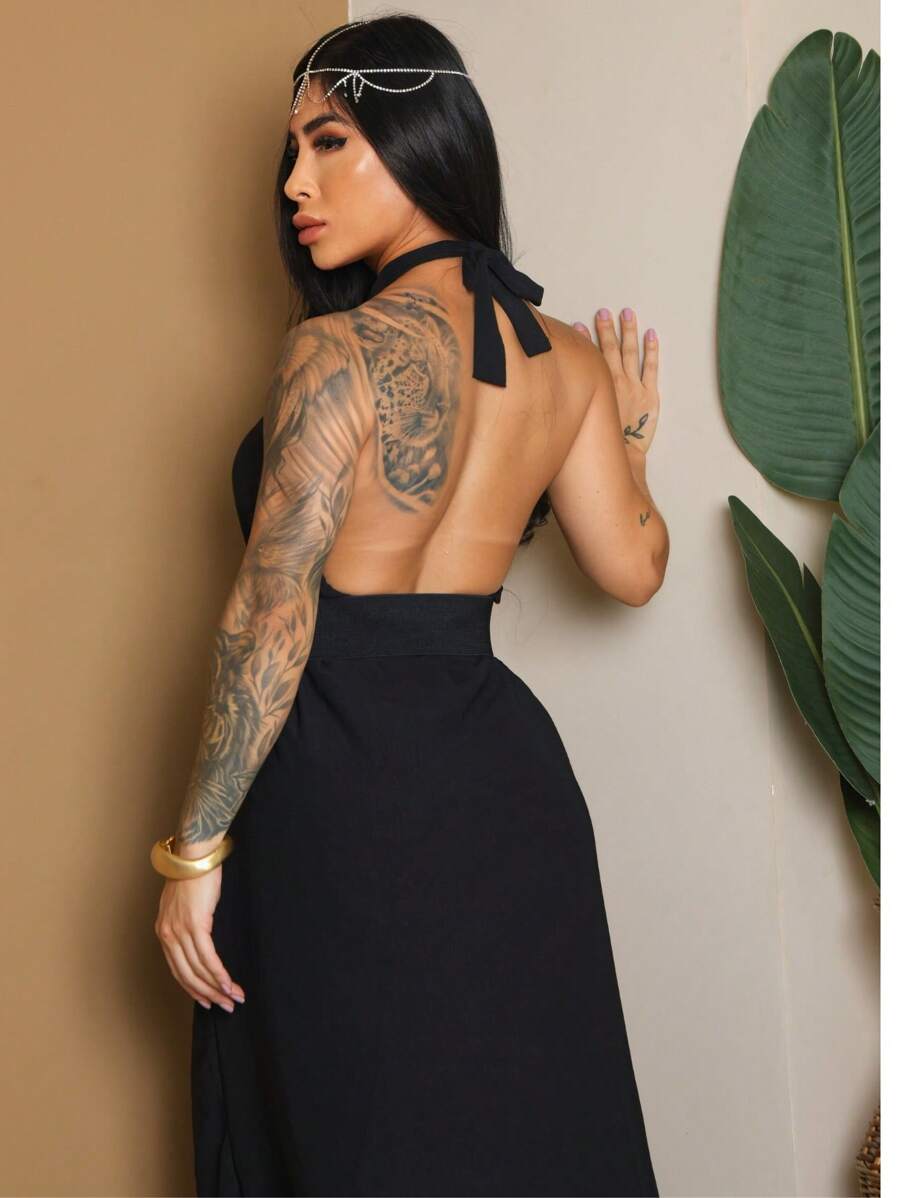Vestido Laranja Verão Soltinho Elegante com Gola Colarinho