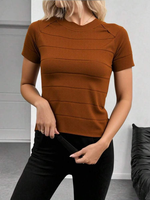 Blusa Feminina Elegante em Cores Sólidas