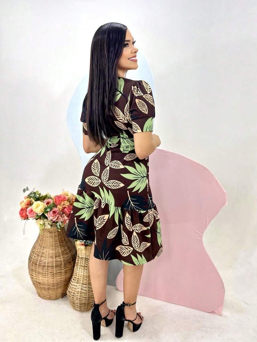 Vestido Midi Leve Feminino