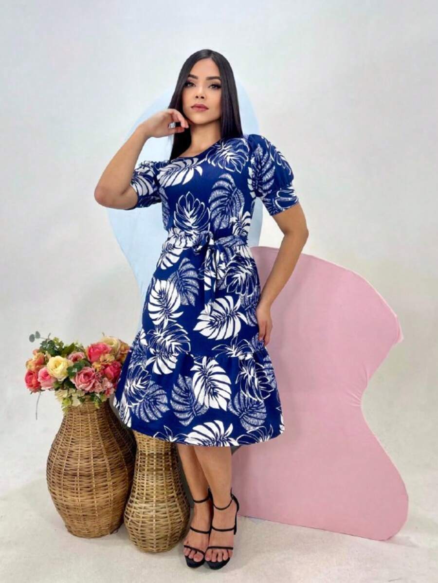 Vestido Midi Leve Feminino