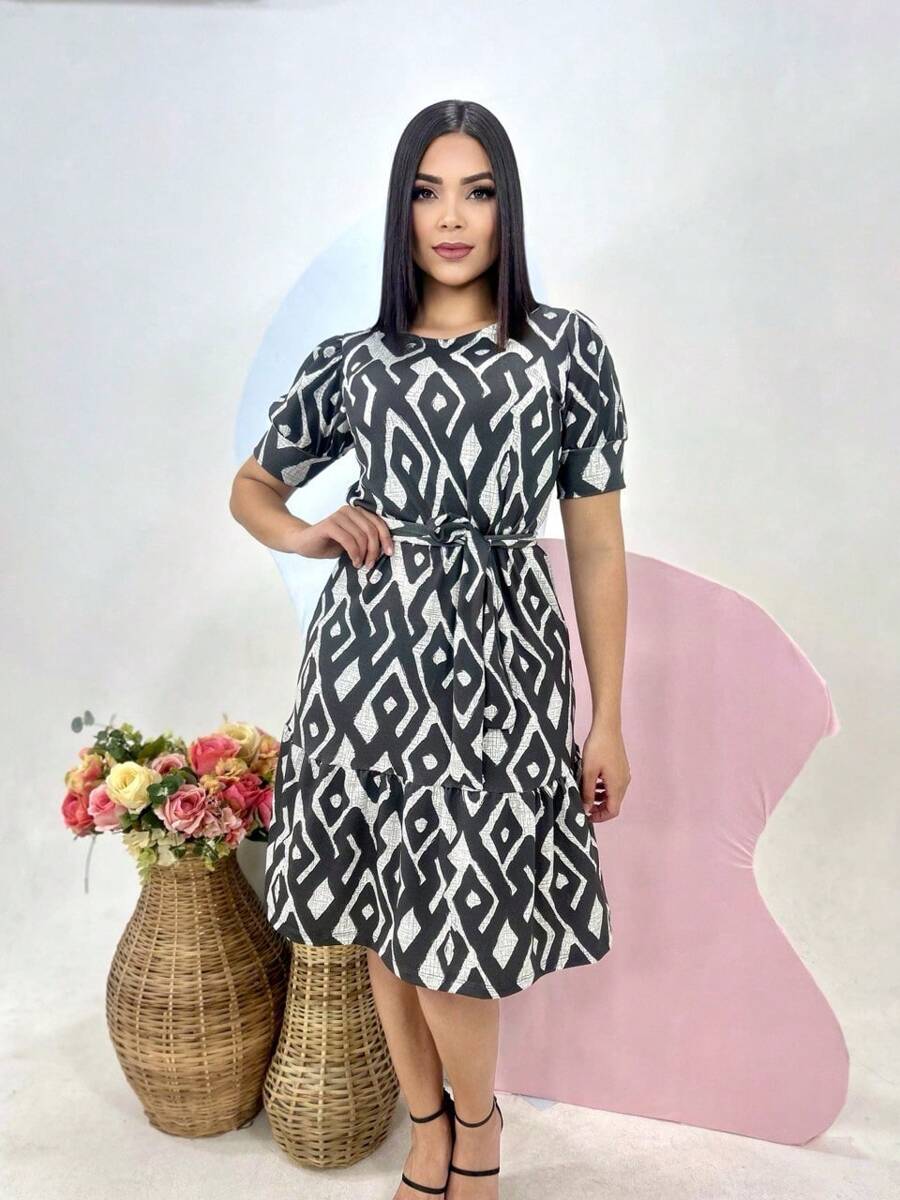 Vestido Midi Leve Feminino