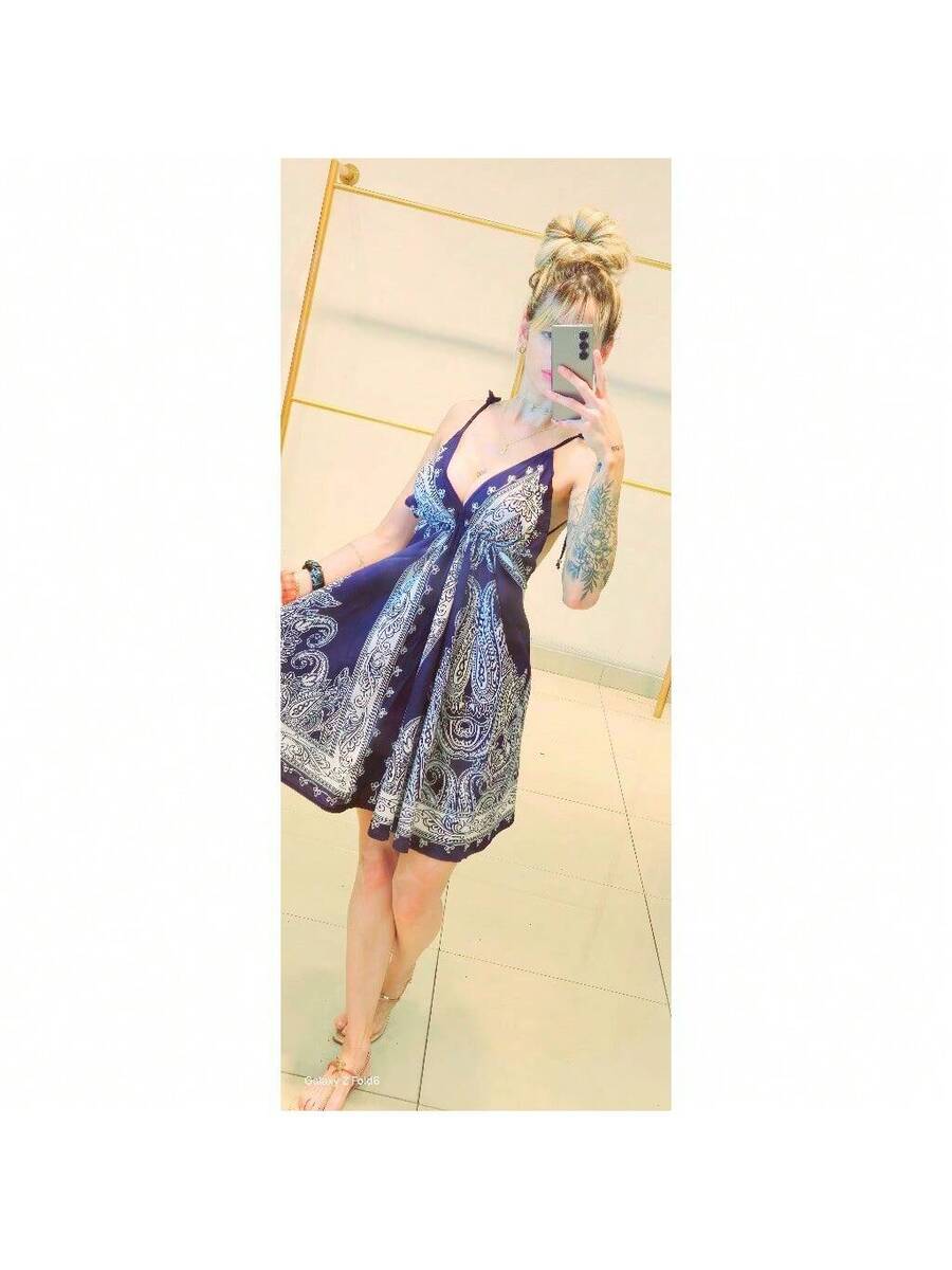 Vestido Feminino Curto Bordado Boho Costas Nua Modelo Indiano