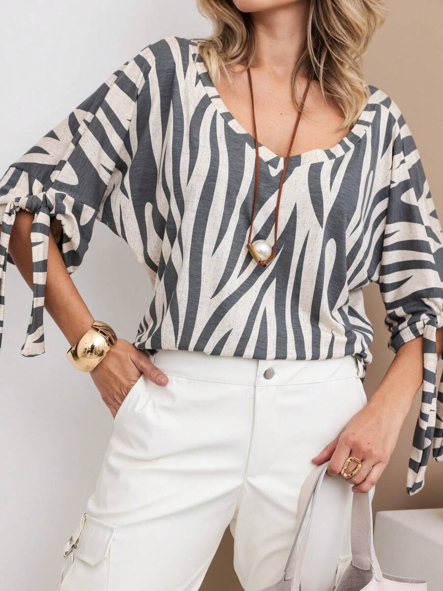 Blusa Ampla Feminina Elegante Premium