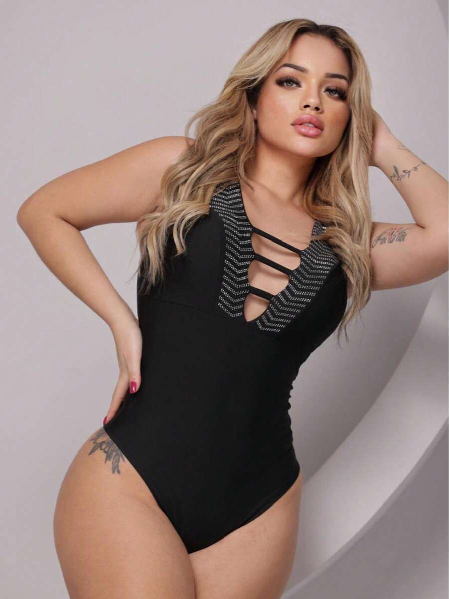 Body Feminino Vazado Casual