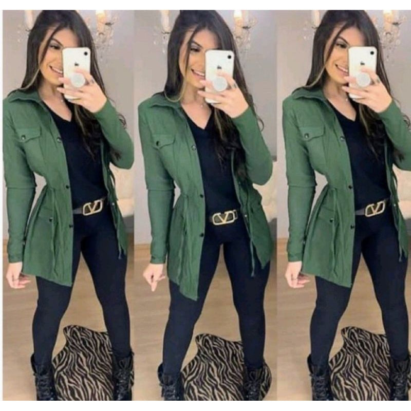 Parka Feminina Sobretudo