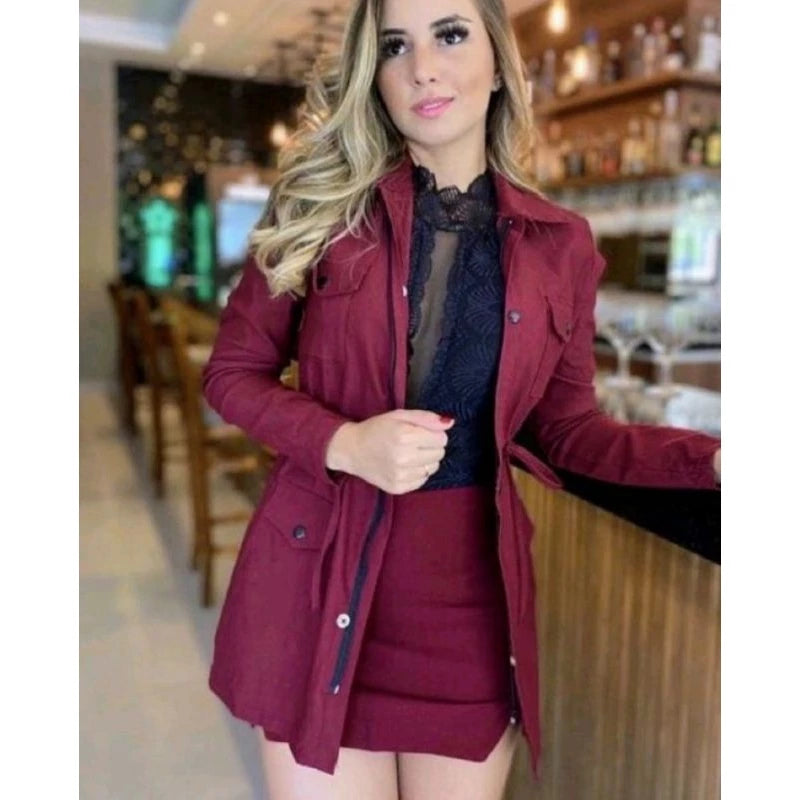 Parka Feminina Sobretudo