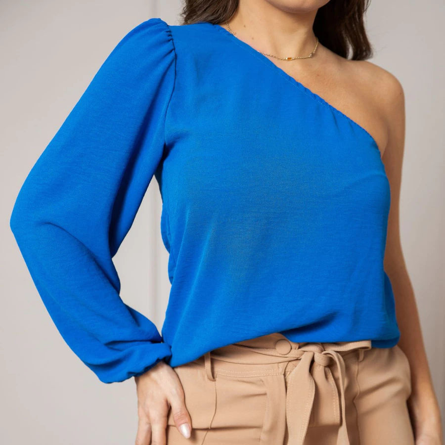 Blusa Feminina Um Ombro Duna