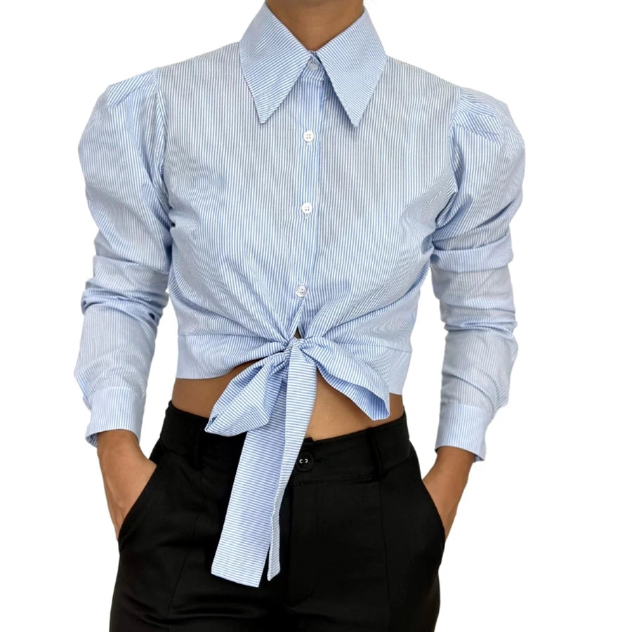 Cropped Feminina social Manga longa