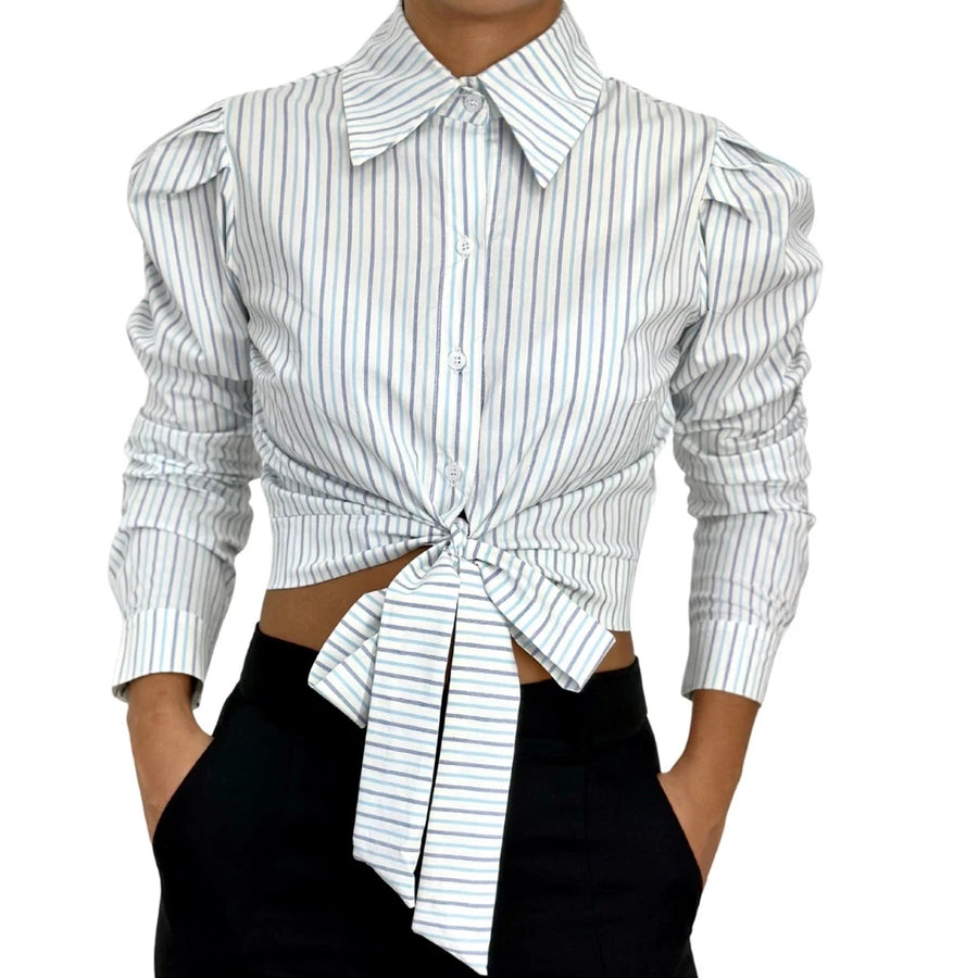 Cropped Feminina social Manga longa