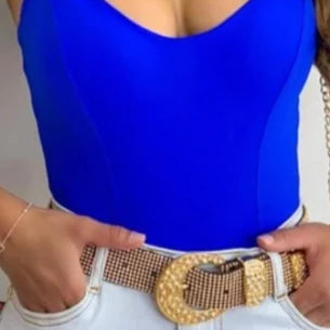 Body Feminino Alcinha com Bojo Regata Suplex