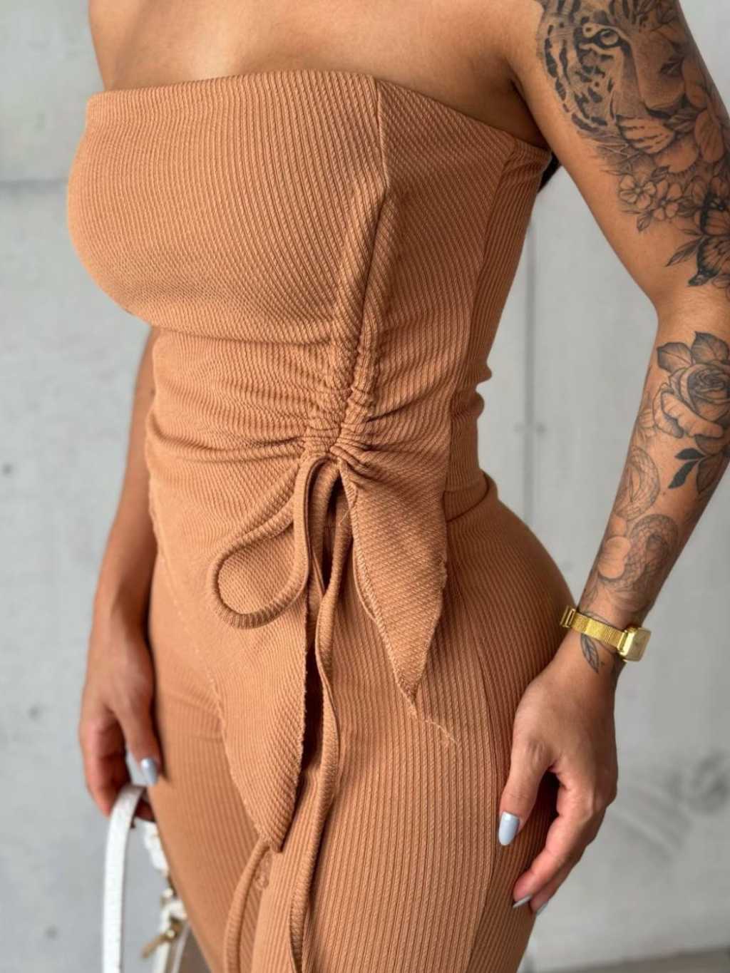 Conjunto Maia Feminino – Blusa Tomara que Caia + Calça Flare Outono Inverno