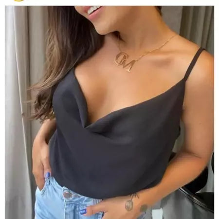 Blusa Feminina Gola Boba Tecido Duna