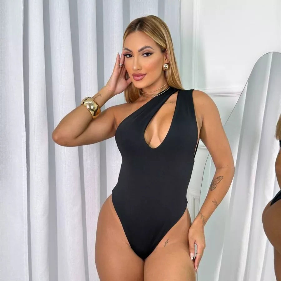 Body Feminino Suplex Regata 3 em 1 Forro Duplo Básico Moda Casual