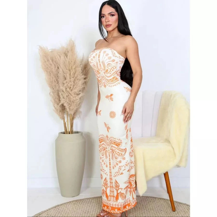 Vestido Tomara Que Caia Longo – Inspiração Farm Simples Glamour