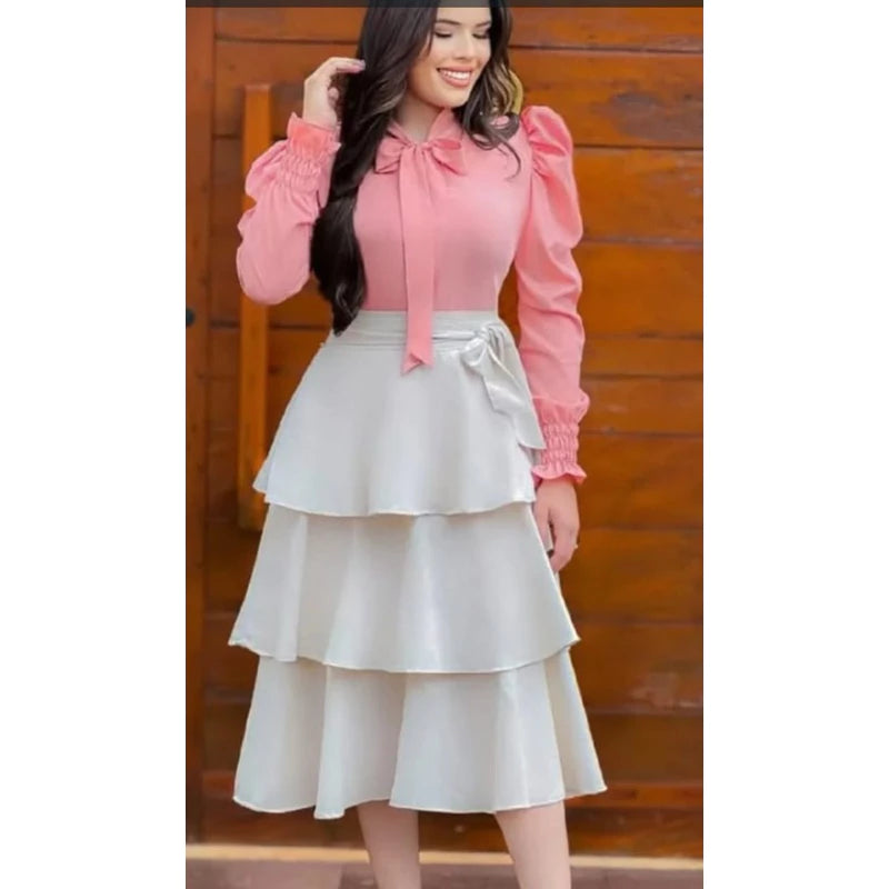 Camisa Feminina Social Manga Comprida - Crepe de Seda