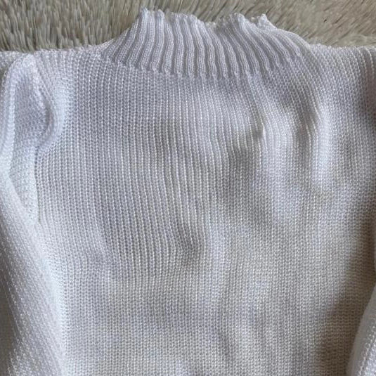 Cropped Manga Bufante Tricô Tricot Blusa de Frio Inverno