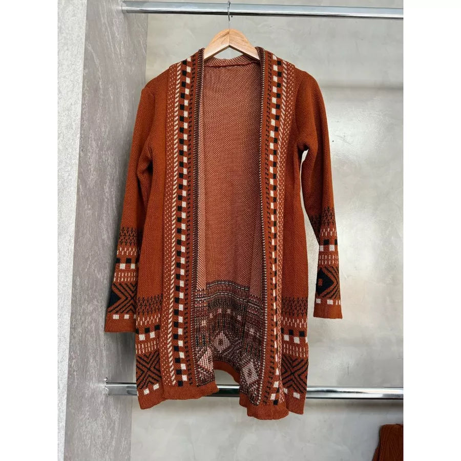 Cardigan Kimono Tricot Luxo – Elegância Atemporal e Conforto Sofisticado