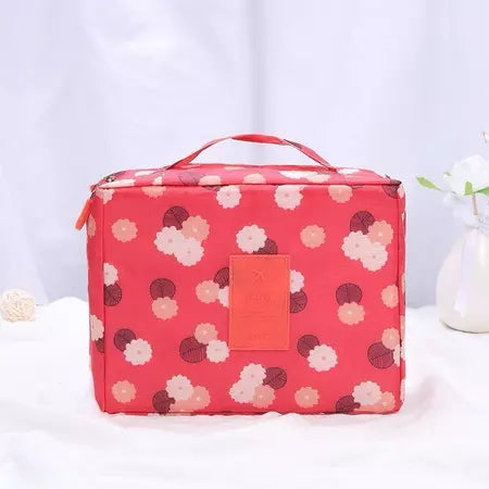 Bolsa Necessaire de Viagem Organizador para Maquiagem com Divisória