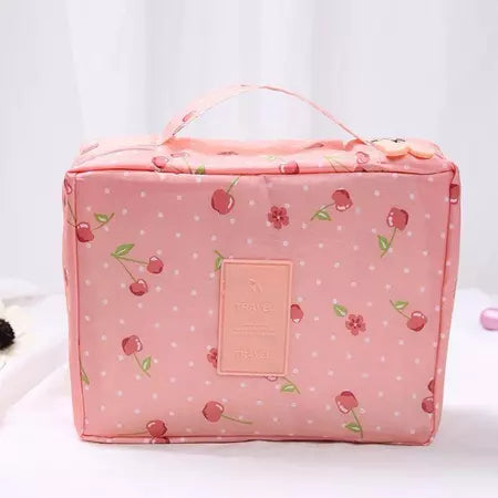 Bolsa Necessaire de Viagem Organizador para Maquiagem com Divisória