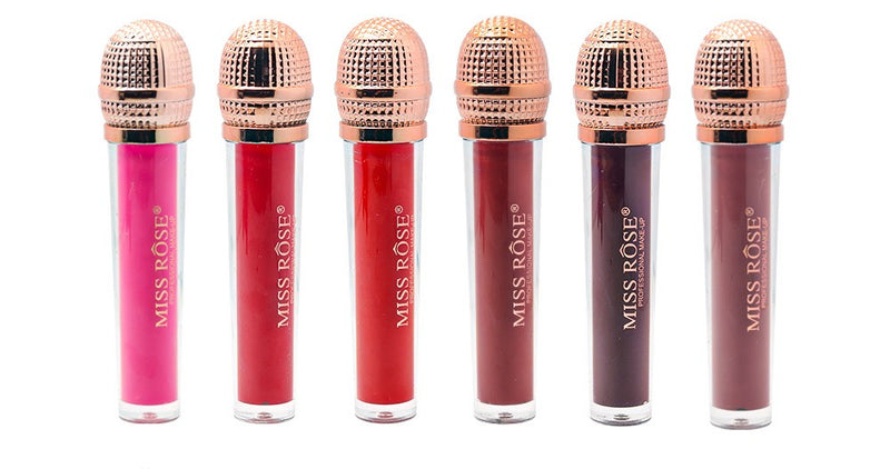Lip Gloss Matte Microfone - Miss Rose