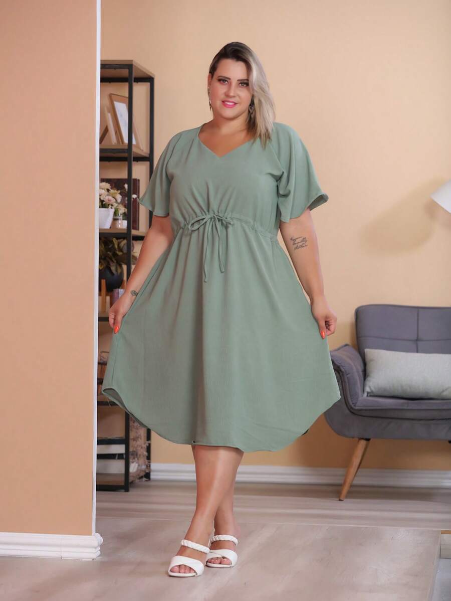 Vestido Plus Size Feminino Médio