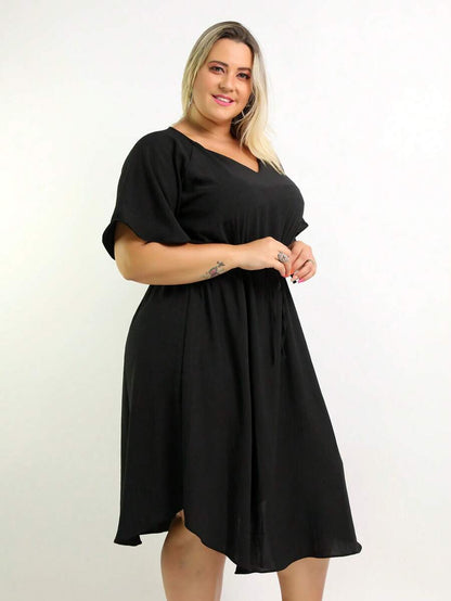 Vestido Plus Size Feminino Médio
