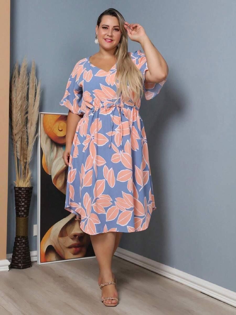 Vestido Plus Size Feminino Médio