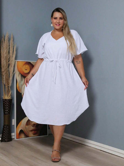 Vestido Plus Size Feminino Médio