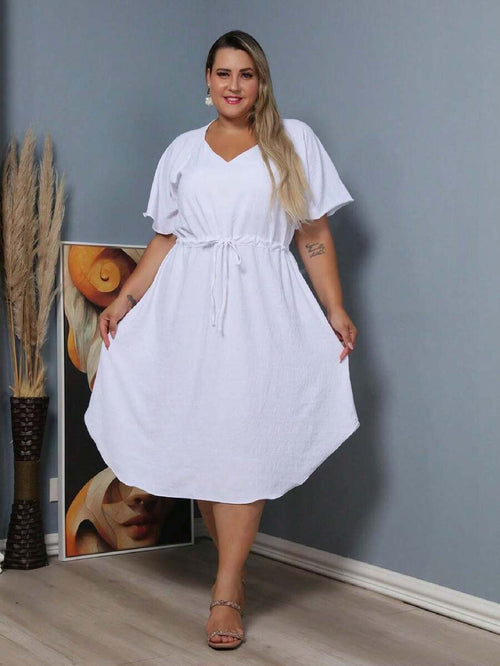 Vestido Plus Size Feminino Médio