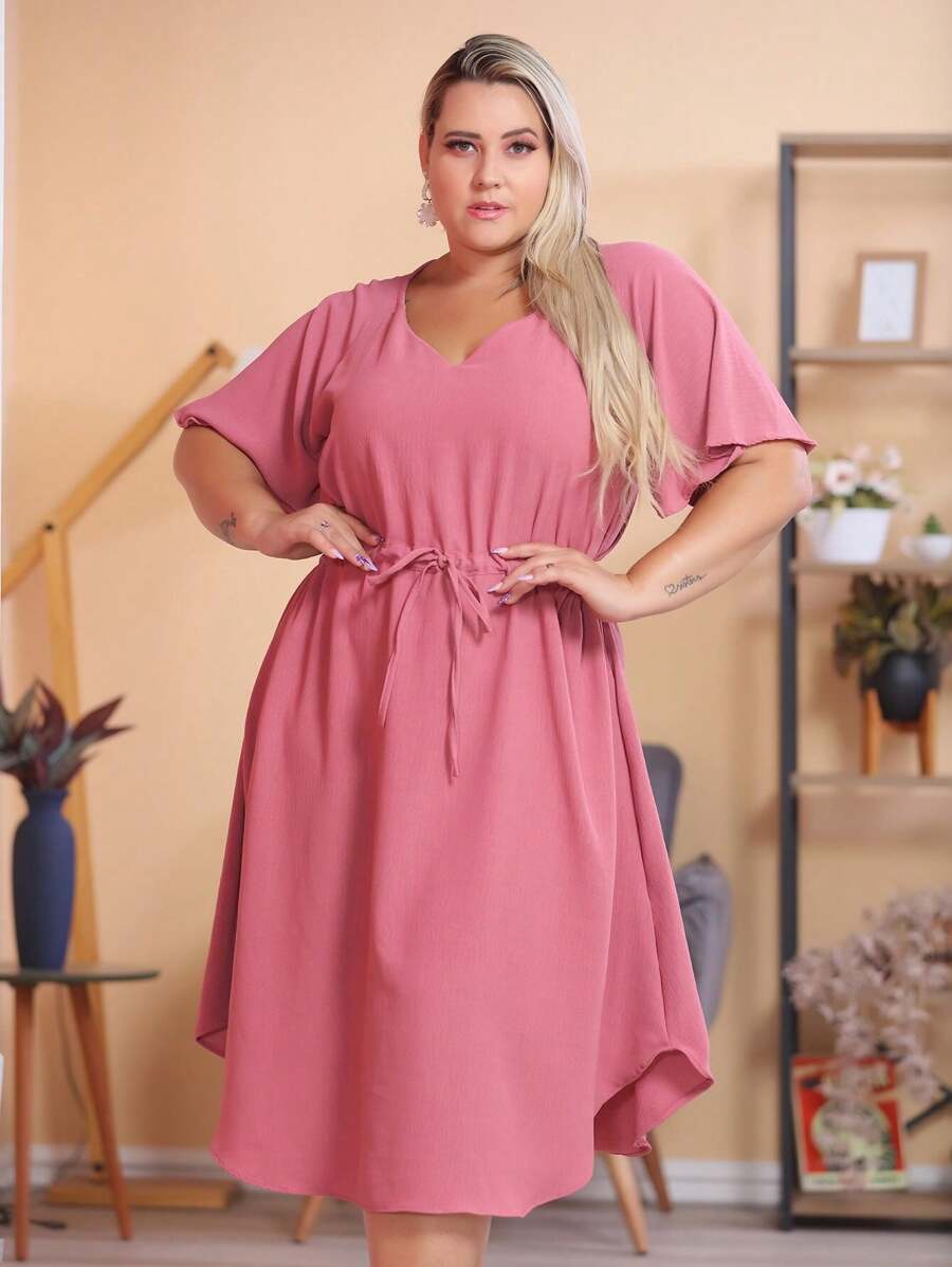 Vestido Plus Size Feminino Médio