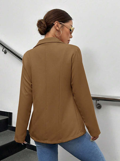 Blazer Feminino Elegante de Alfaiataria em Tecido Premium