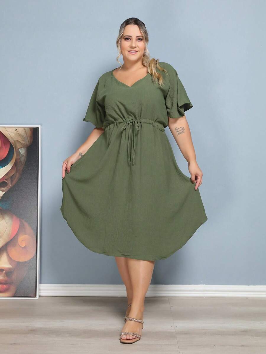 Vestido Plus Size Feminino Médio