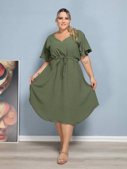 Vestido Plus Size Feminino Médio
