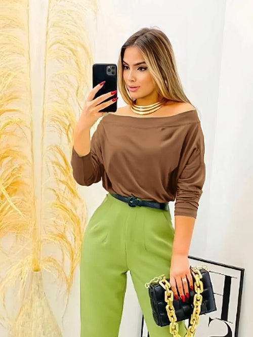 Blusa Feminina Manga Longa Ciganinha em Suplex