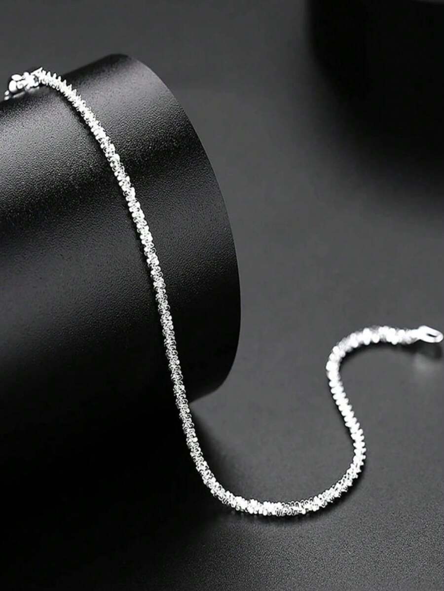 Kit 2 Pulseiras Femininas Banhadas a Prata 925