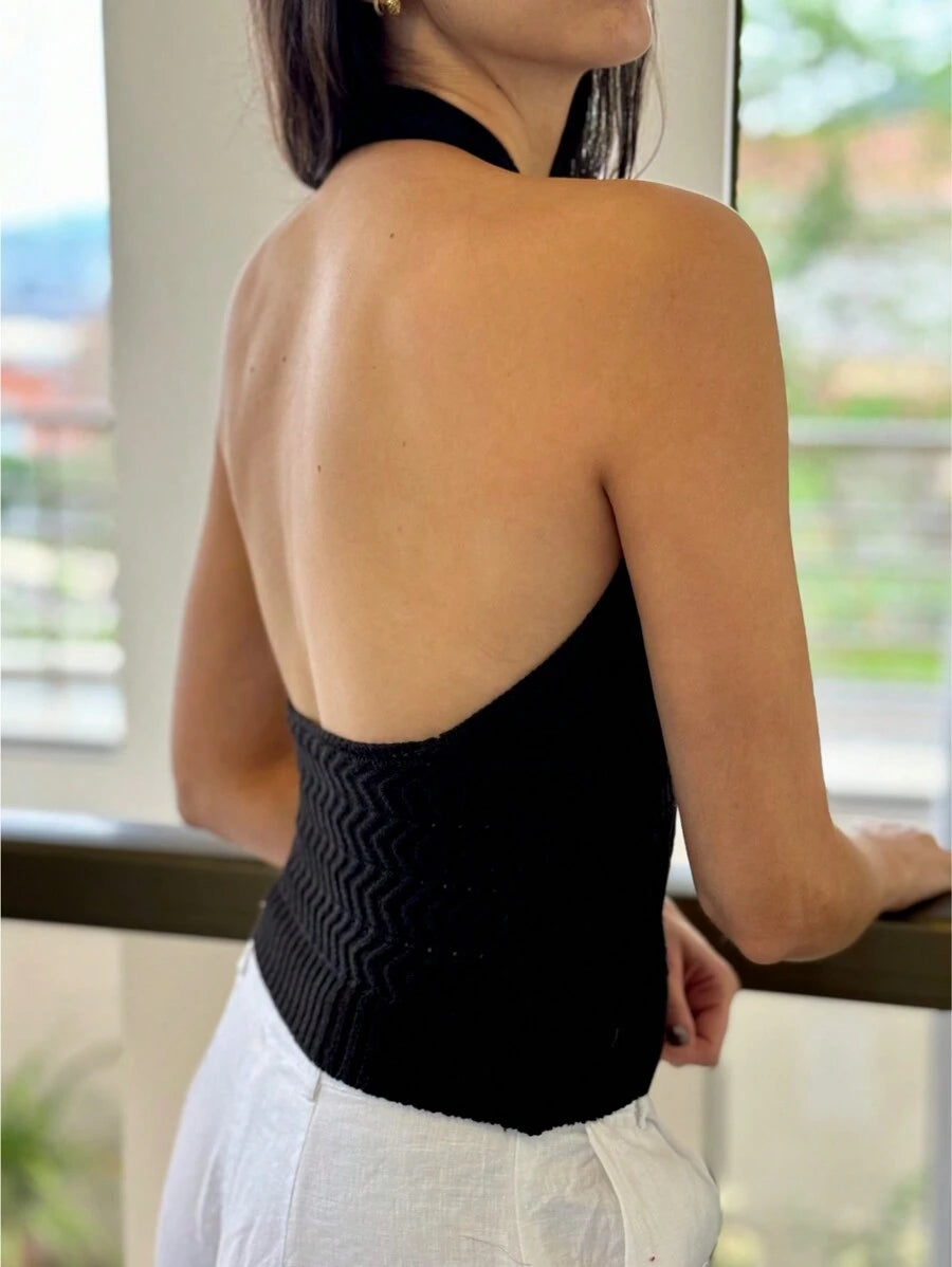 Regata Frente Única em Tricot Modal Feminina