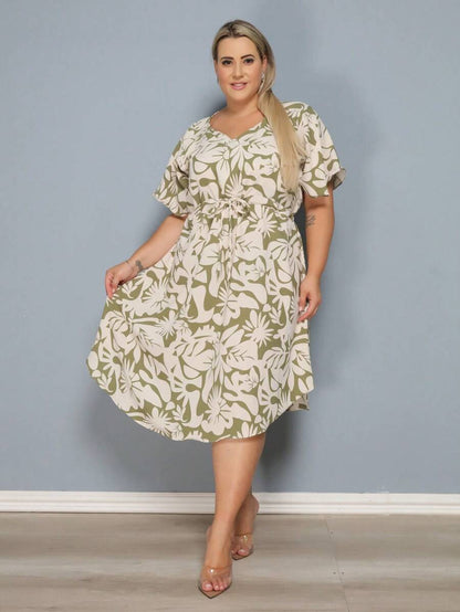 Vestido Plus Size Feminino Médio
