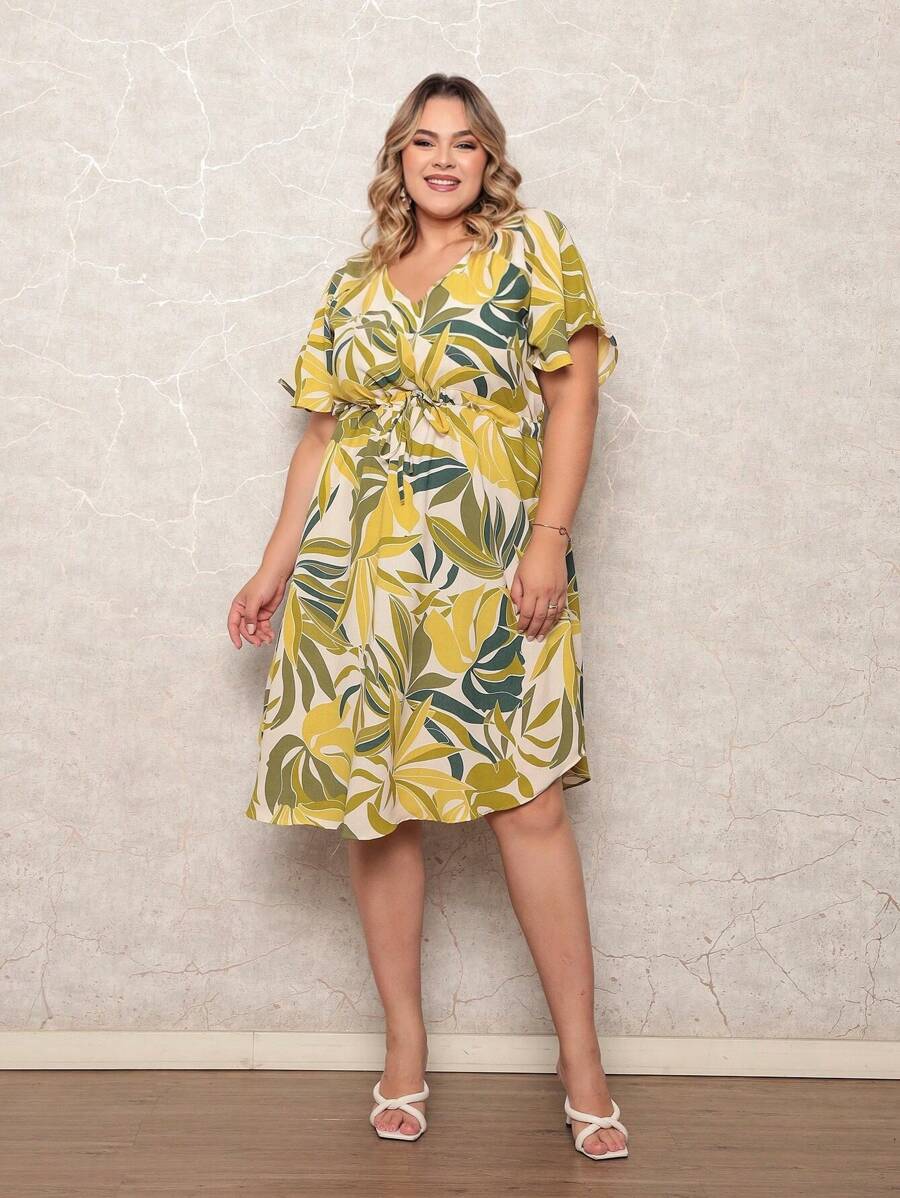 Vestido Plus Size Feminino Médio