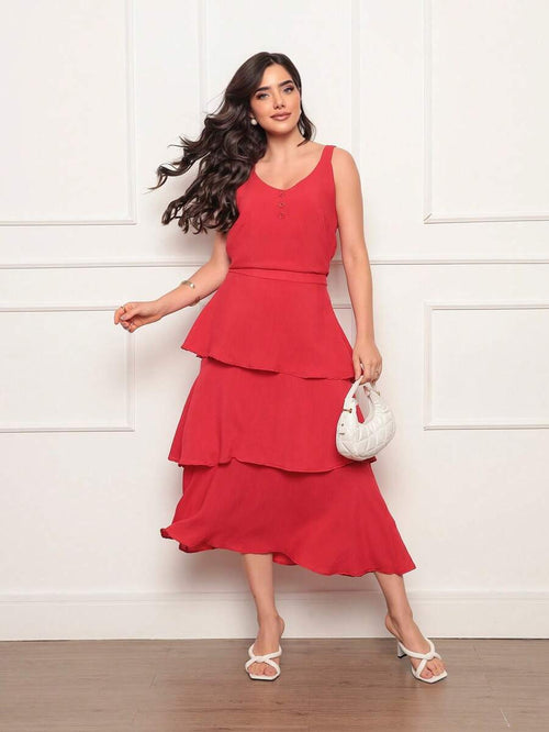 Conjunto Feminino em Viscolinho Flame