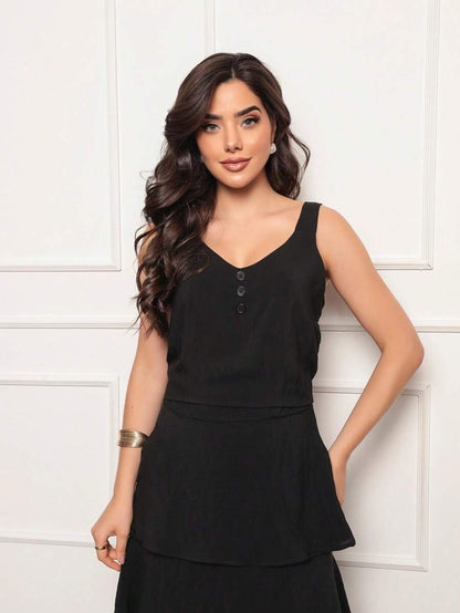 Conjunto Feminino em Viscolinho Flame