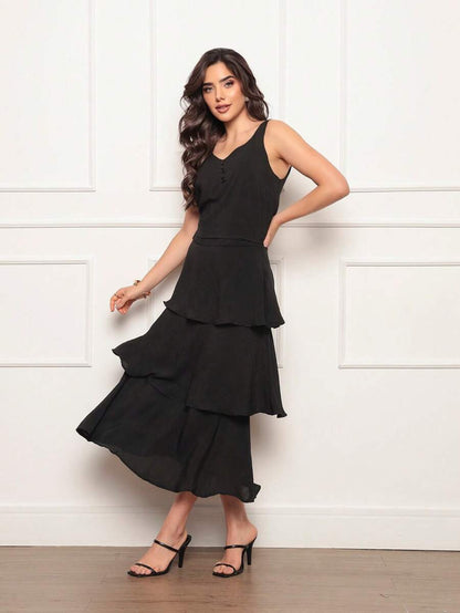 Conjunto Feminino em Viscolinho Flame