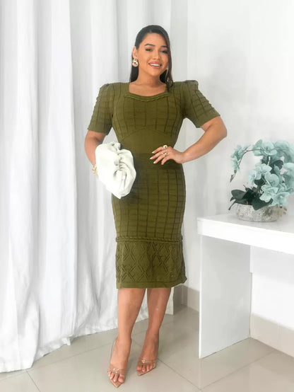 Vestido Feminino Tricot Kate Elegante e Confortável