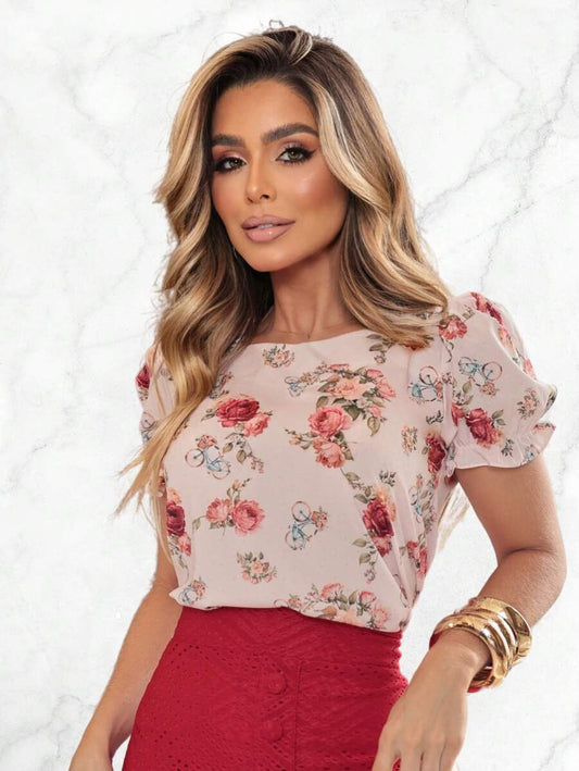 Blusa Feminina Casual Social