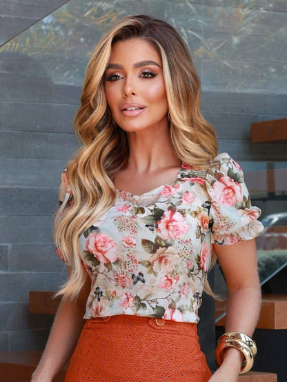 Blusa Feminina Casual Social